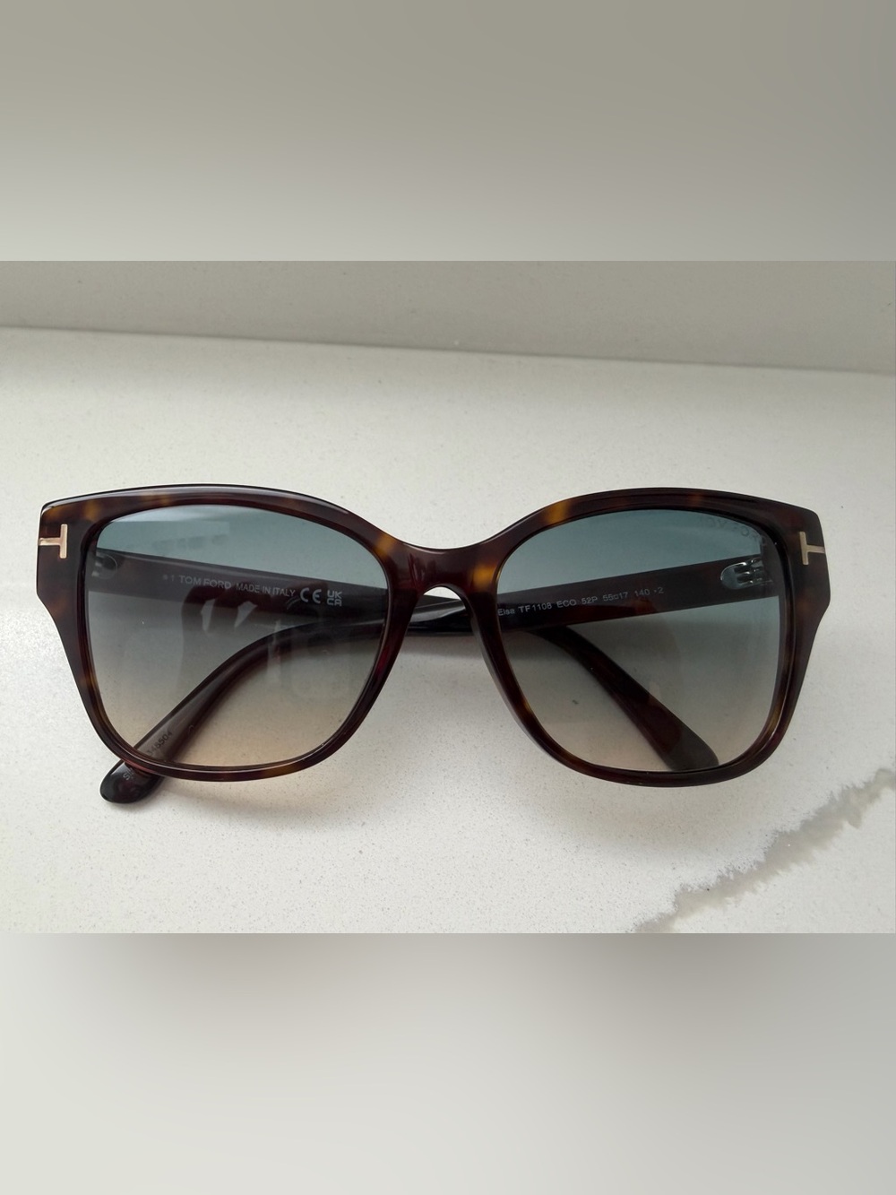 Tom Ford Elsa Women's Sunglasses with Gradient Lenses - Picture 2 of 4